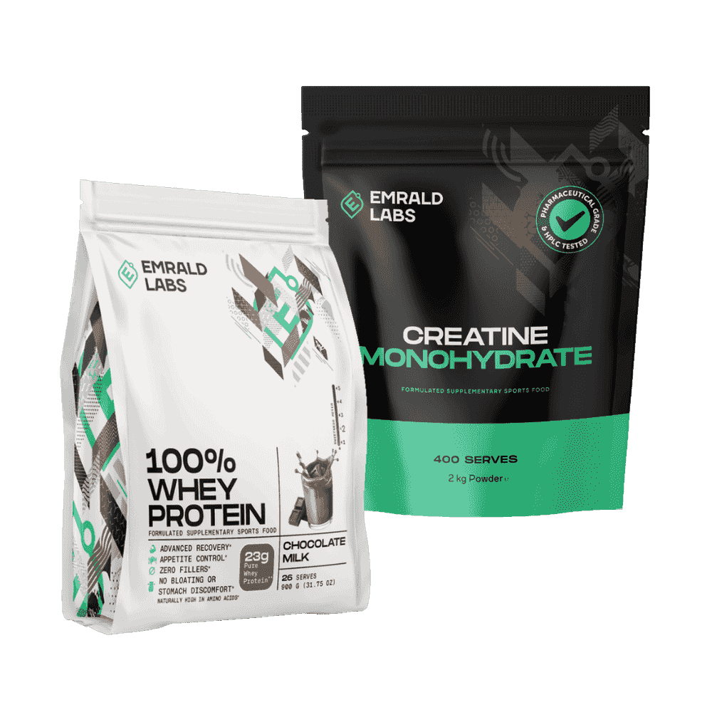 100% Whey Protein 900g + Creatine 2kg