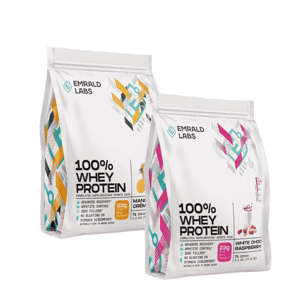 100% Whey Protein Twin Pack - 2.2kg